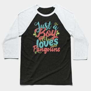 Just A Boy Who Loves Pangolins Gift graphic Baseball T-Shirt